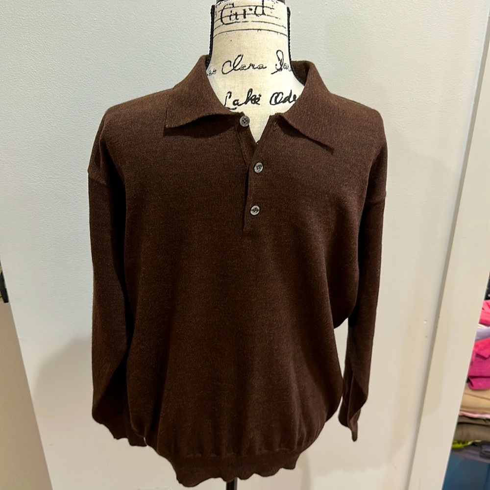 Fiesole, Men’s Wool Sweater, Medium